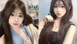 高颜值反差学妹