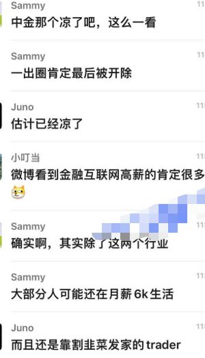 中金公司开除