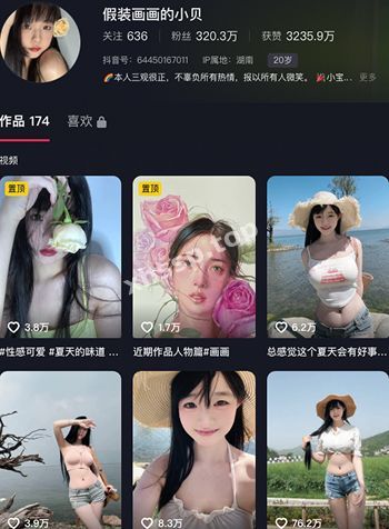 假装画画小贝